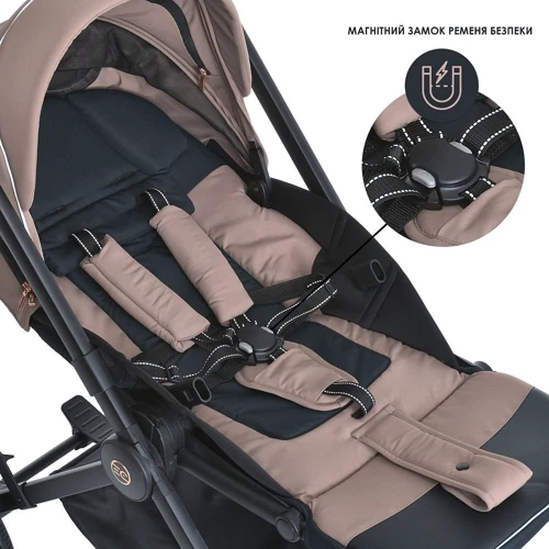 Универсальная коляска 2 в 1 El Camino ME 1100 Era Taupe Beige фото 12