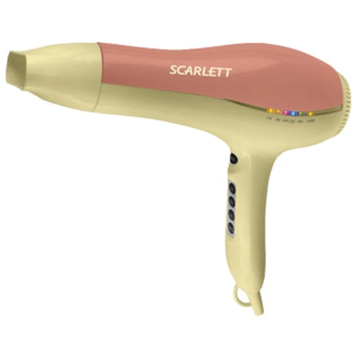 Фен Scarlett SC-1272 (Yellow/Coral)