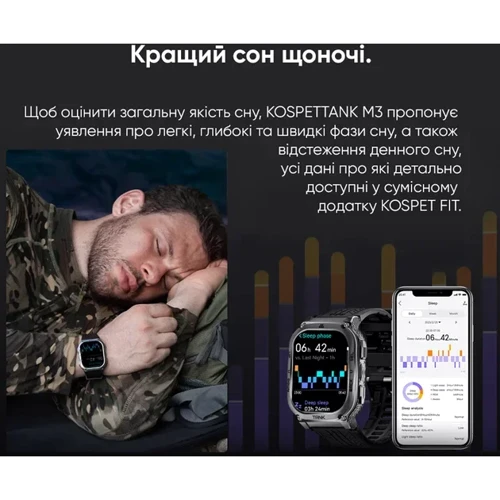 Смарт-часы Kospet Tank M3 Black фото 17
