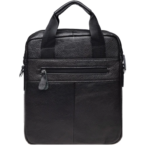 Мужская сумка планшет Borsa Leather черная (K18863-black): Пол Мужской