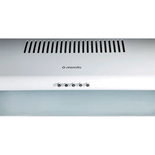 Витяжка Minola HPL 6140 WH 630: Рекомендована площа приміщення (при висоті 2,7 м), м² 20,5-28,5