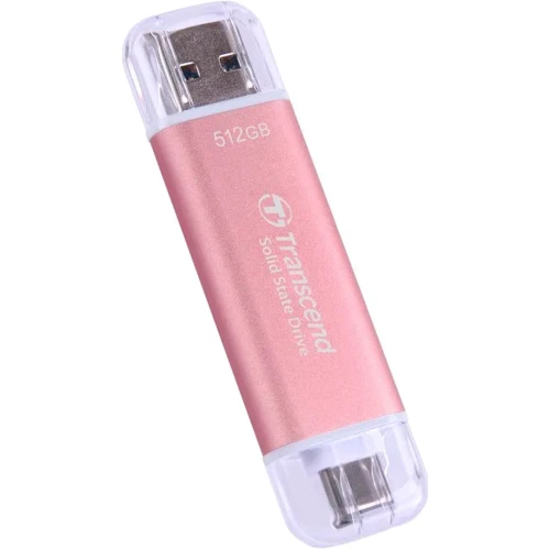Transcend ESD310 512 GB Pink (TS512GESD310P): Интерфейс подключения USB 3.x, USB Type-C