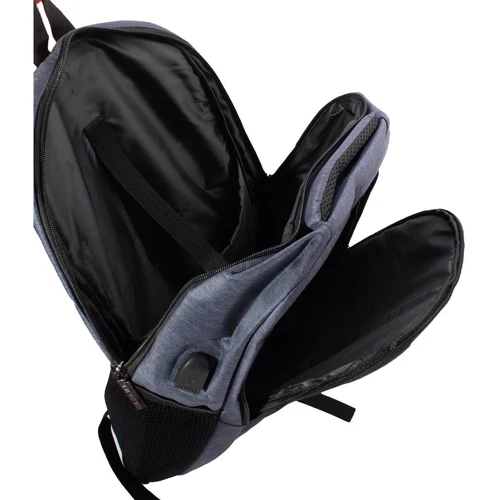 Мужской рюкзак Valiria Fashion темно-синий (4DETAM-8525-6): Застежка Молния