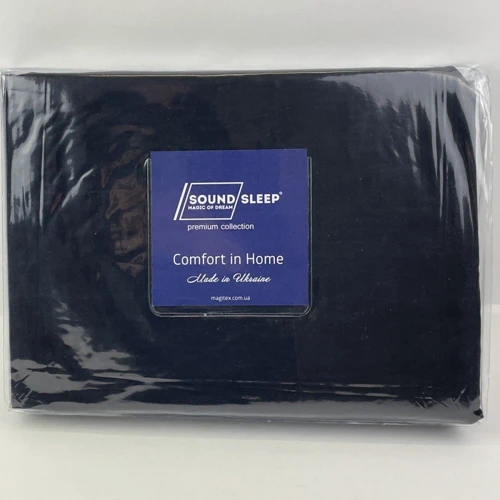 Простирадло на гумці SoundSleep Manner Dark Grey бязь 90х200х20см (93949378): Тип простынь