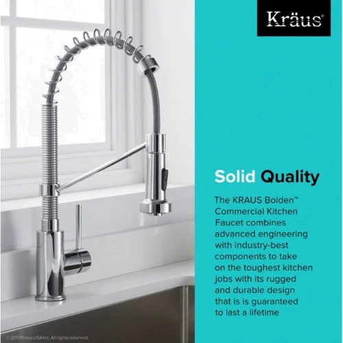 Змішувач для кухонного миття Kraus KPF-1610SFSMB