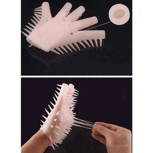 Перчатка с шипами для эротического массажа NDS 9001 (23328)