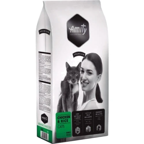 Сухой корм Amity Chicken&Rice для котов с курицей и рисом 1.5 кг (944 CHICK 1.5KG)