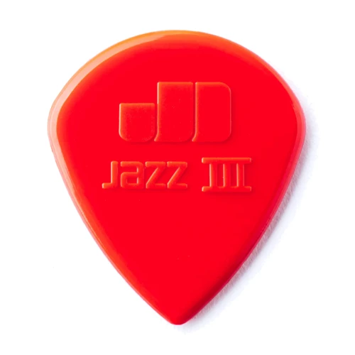 Медиатор Набор медиаторов DUNLOP 47R3N NYLON JAZZ III RED NYLON Refill