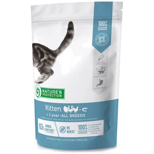 Сухой корм Nature's Protection Kitten All breeds для котят с курицей 400 г (NPS45757)