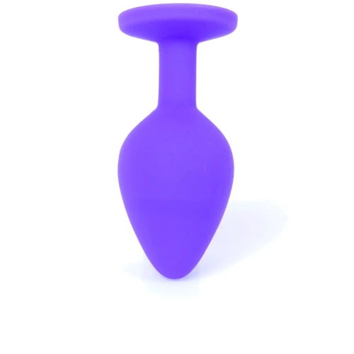 Анальная пробка с кристаллом Boss Series Exclusivity Jewellery Silicon Plug M