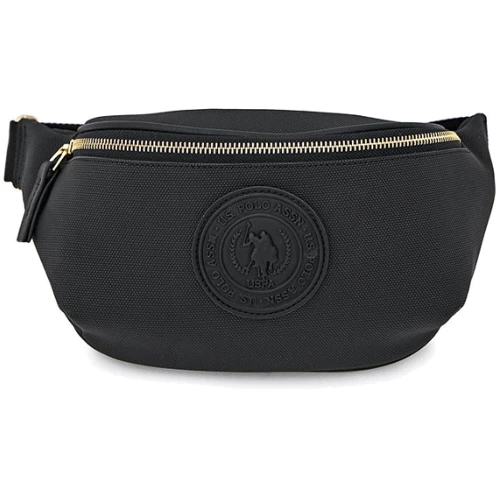 Жіноча поясна сумка U.S. Polo Assn. чорна (US21352)
