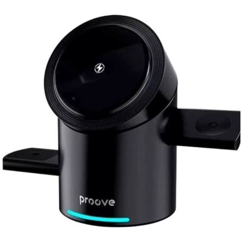 Зарядное устройство Proove Wireless Charger Optimus 15W Black (WSOP15000001): Кабель в комплекте отсутствует