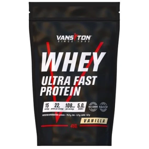 Протеин Vansiton Whey Ultra Fast Protein 450 g /15 servings/ Vanilla