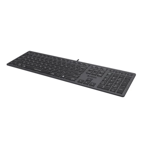 Клавіатура A4Tech FX60H Grey White Backlit: інтерфейс підключення USB