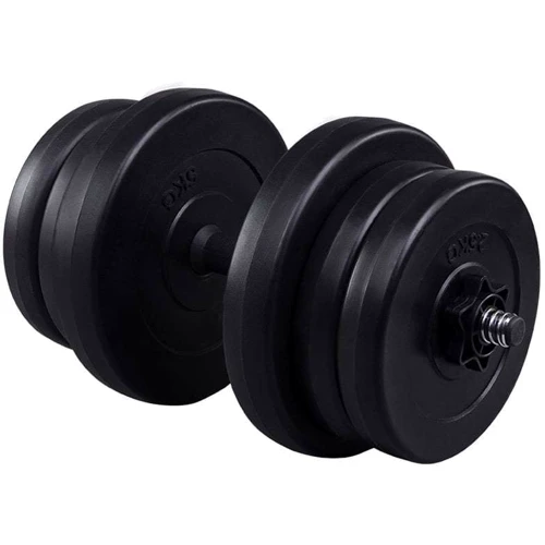 Гантель Fit-On 2x21 кг битумные: Покрытие пластик