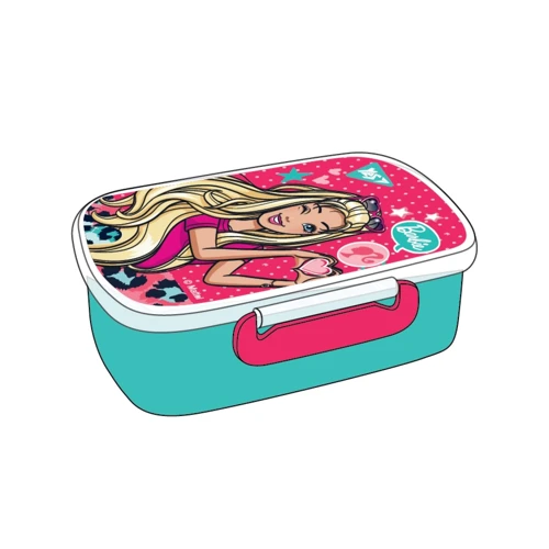 Контейнер для їжі YES Barbie, 420мл, з роздільником (707447)