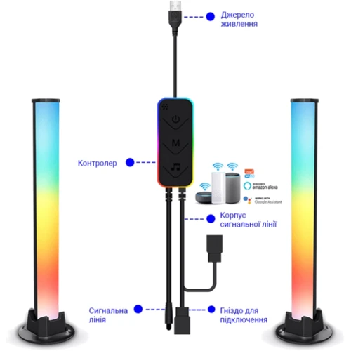 Светодиодные RGB панели Inspire S043 60LED (S043-1): Стиль Техно