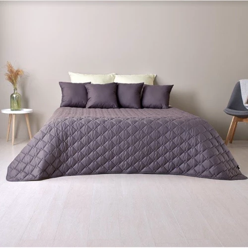 Покрывало IDEIA Стиль Cube 180х210 шоколад/бежевый (8-32404)