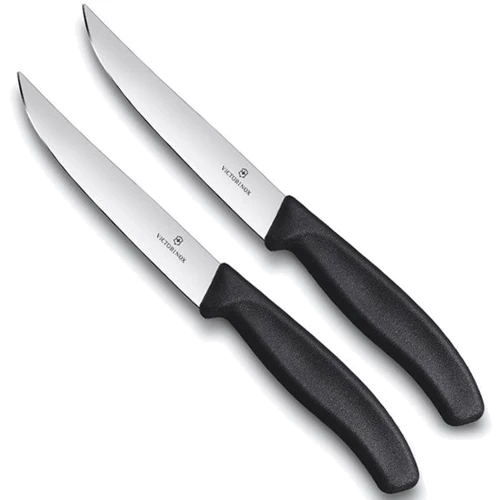 Victorinox (6.7903.12B) SwissClassic Steak 12см для стейков черный 2шт