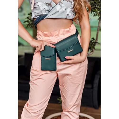 Набор женских сумок Mini BlankNote зеленый (BN-BAG-38-malachite): Страна производитель Украина
