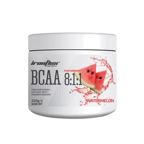 Амінокислота для спорту IronFlex Nutrition BCAA Performance 8-1-1 200 g / 40 servings / Watermelon