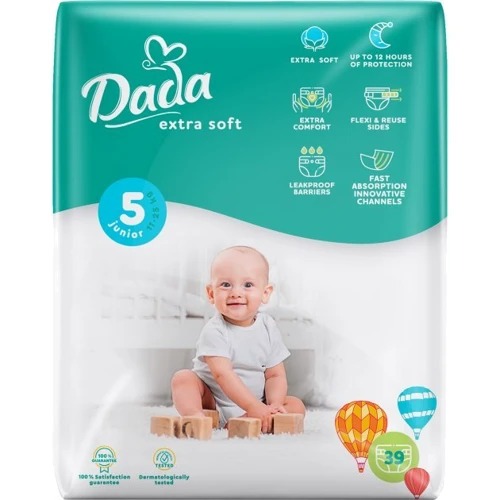 Подгузники для детей Dada Extra Soft 5 11-25 кг 39 шт (4820174980818)