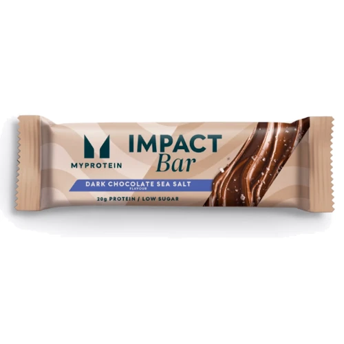 Протеиновые батончики MyProtein Impact Protein Bar 12x64g Dark Chocolate Sea Salt: Пол Унисекс