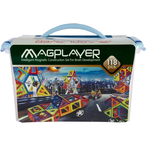 Магнитный Magplayer констуктор 118 эд. (MPT-118) фото 3