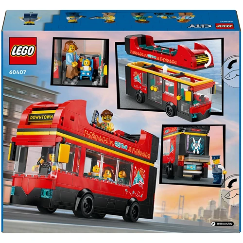 Конструктор LEGO City Красный двухэтажный экскурсионный автобус (60407): Серия City