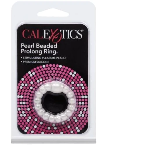 Кільце на пеніс Pearl Beaded Prolong Ring, білий