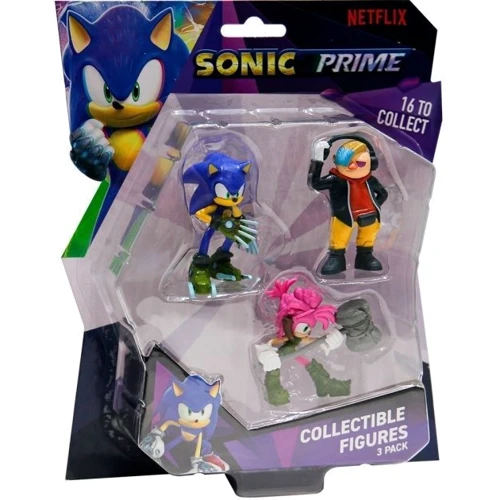 Набір ігрових фігурок Sonic Prime Доктор Не, Сонік, Емі 3 фігурки 6.5 см (SON2020B): Тип Набор игровых фигурок