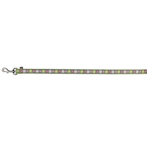 Поводок Trixie Modern Art Blooms для собак, XS-S, 1,2 м/15 мм зеленый (15611)