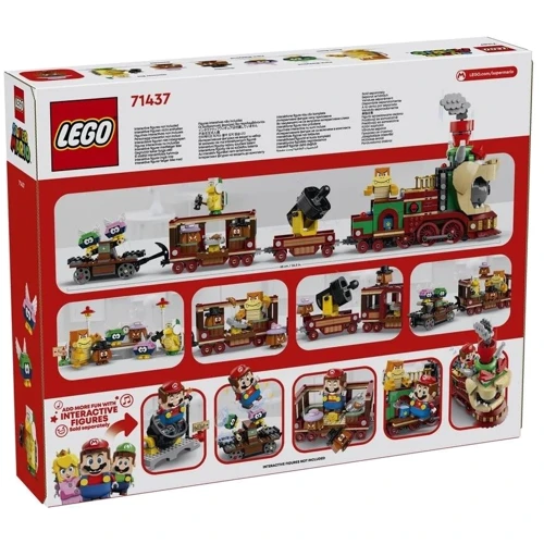 Конструктор LEGO Super Mario Быстрый поезд Боузера 1392 детали (71437) фото 14