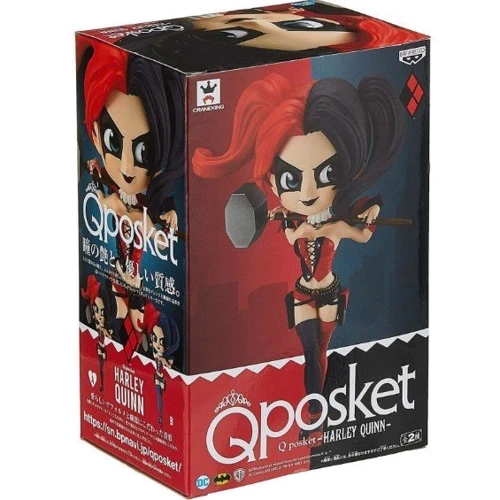 Игровая фигурка Коллекционная фигурка Banpresto DC Comics: Q Posket Mini Figure - Harley Quinn (BP82677MC): Серия DC Comics