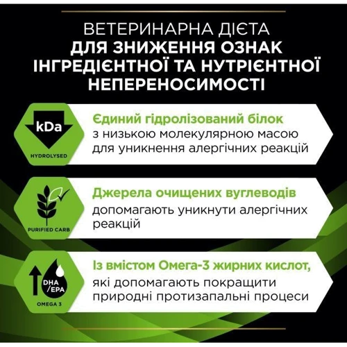Сухой корм Pro Plan Veterinary Diets HA Hypoallergenic для щенков и взрослых собак 1.3 кг (7613039278512): Класс Супер премиум