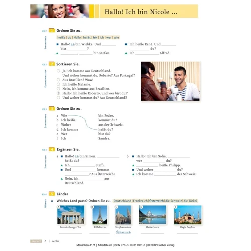 Menschen A1.1: Arbeitsbuch mit Audio-CDs: ISBN 9783193119018, 978-3-19-311901-8