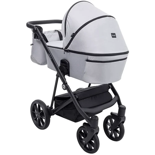 Коляска универсальная 2 в 1 Bair Vega Soft VS-01 stone серый (681057): Ширина шасси 58 см