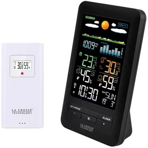 Метеостанция La Crosse WS6205 Black: Способ установки Настольный