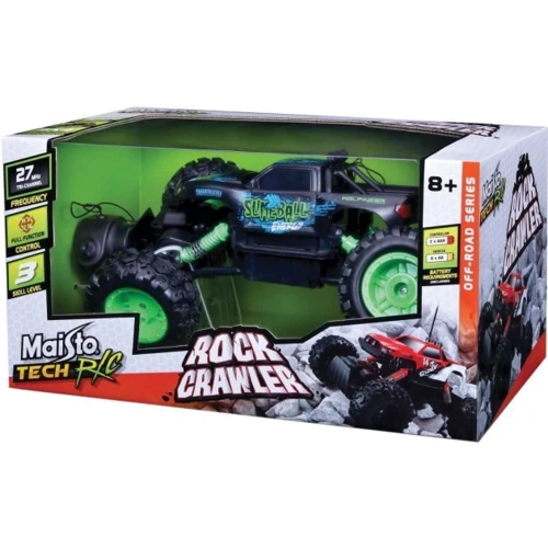 Радиоуправляемая игрушка Maisto Rock Crawler черный (81152 black): Класс Внедорожник