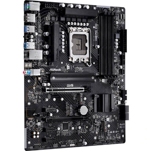 ASRock H670 PG Riptide: Роз'єми на платі USB 2.0, USB 3.2 Gen 1, USB 3.2 Gen 2