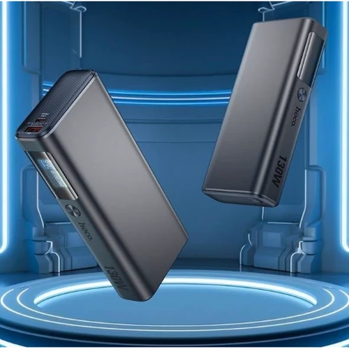 Внешний аккумулятор Hoco Power Bank 20000mAh Q17B Electric 130W Space Gray фото 8