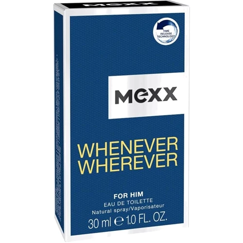 Туалетная вода Mexx Whenever Wherever For Him 30 ml: Аромат Водяной