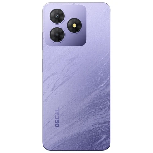 Смартфон Oscal Flat 2C 2/64GB Sky Purple: Слот для карт памяти microSDXC (выделенный слот)