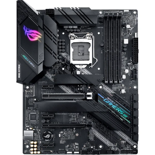 ASUS ROG STRIX B460-F GAMING: Оперативная память 4xDDR4 2933 МГц, до 128 ГБ