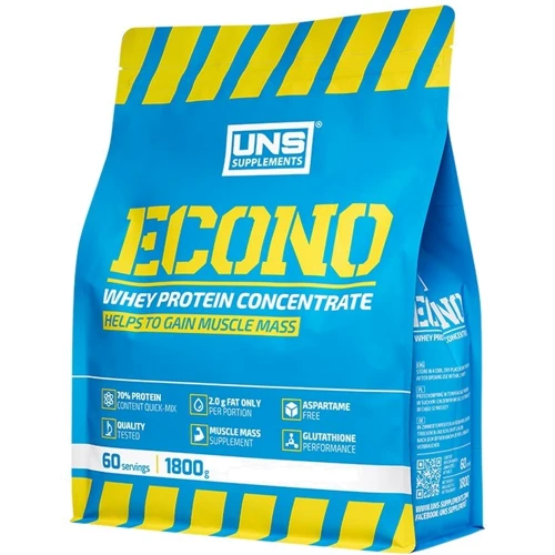 Протеин UNS Econo Instant Whey Protein 1800 g /60 servings/ Strawberry Banana