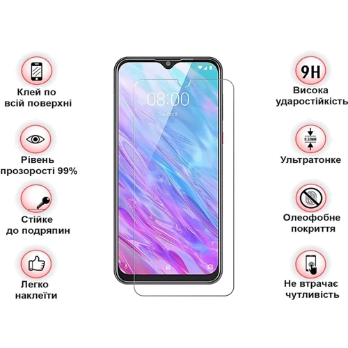 Аксессуар для смартфона BeCover Tempered Glass Black for ZTE Blade L220 (709758)