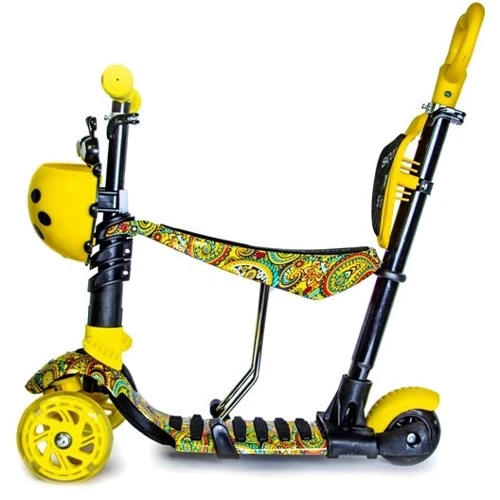 Самокат Scooter "Божа корівка" 5in1. Сarousel (багатофункціональний): Кількість коліс 3