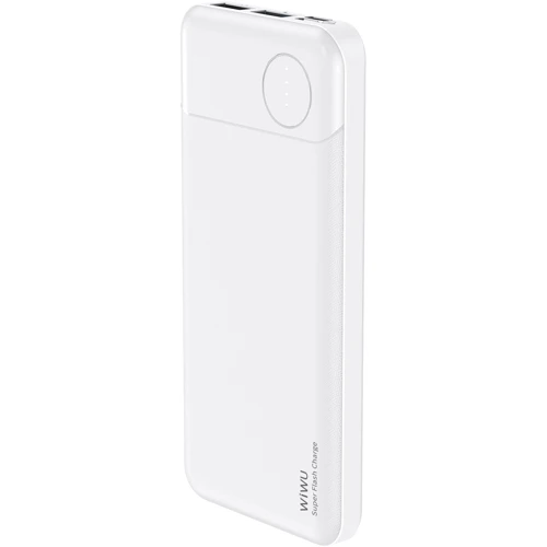Внешний аккумулятор WIWU Power Bank 10000mAh 22.5W White (JC-14): Встроенный кабель нет