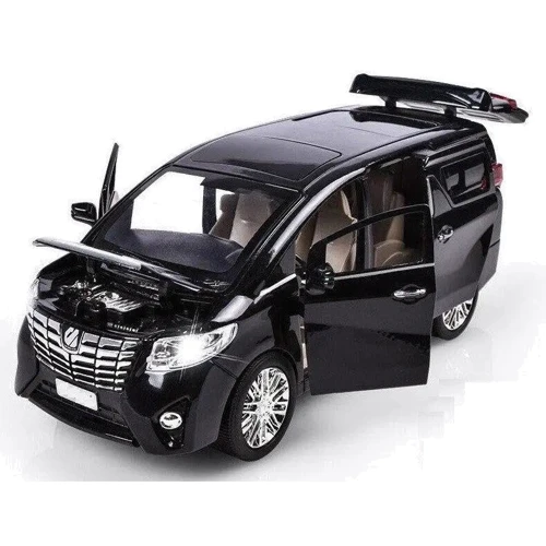 Машинка металлическая коллекционная Автопром Toyota Alphard 1:29 свет, звук (68481): Масштаб 1:29