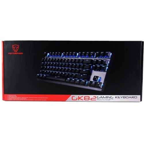 Клавиатура Motospeed GK82 Outemu Red USB/Wireless Pink (mtgk82pmr): Дополнительно подсветка клавиш, без цифрового блока